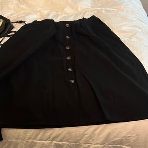 Black Skirts Women Summer High Skirt